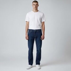 Polo Ralph Lauren Jeans Mens Sz 30 Varick Slim Straight Dark Wash Stretch Denim